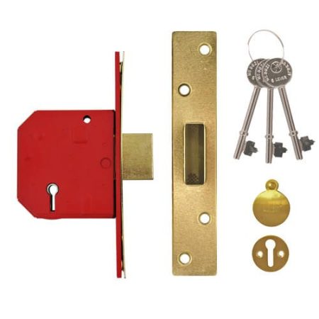 Union 2134E British Standard 5 Lever Mortice Deadlock
