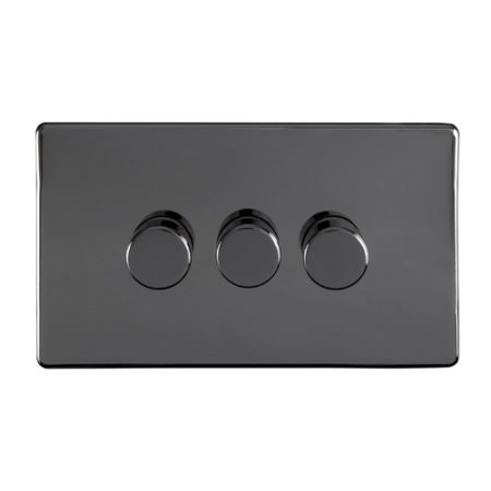 Eurolite ECBN3DLED 3 Gang Led Push On Off 2Way Dimmer (LEAD TIME: 2-3 DAYS)