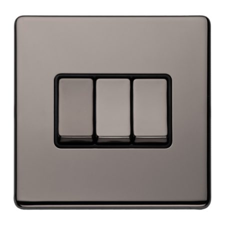 Eurolite ECBN3SWB 3 GANG 10AMP 2WAY SWITCH (LEAD TIME: 2-3 DAYS)