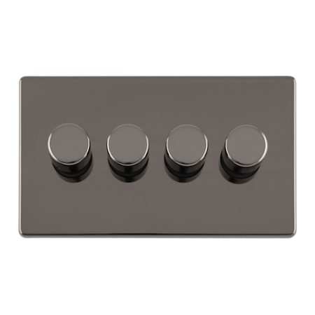 Eurolite ECBN4DLED 4 Gang Led Push On Off 2Way Dimmer (LEAD TIME: 2-3 DAYS)
