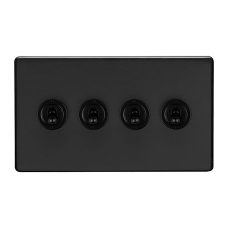 Eurolite ECMBT4SW 4 GANG 10AMP 2WAY TOGGLE SWITCH (LEAD TIME: 2-3 DAYS)