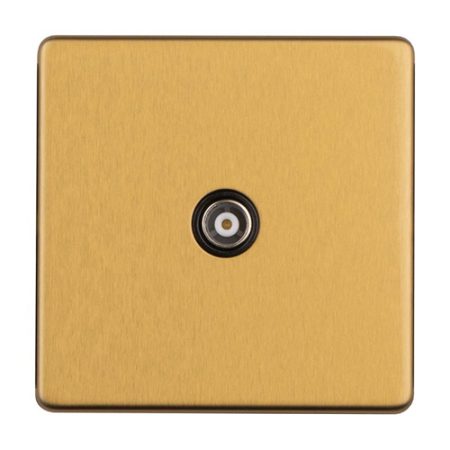 Eurolite ECSB1TVB 1-Gang TV Socket (LEAD TIME: 2-3 DAYS)