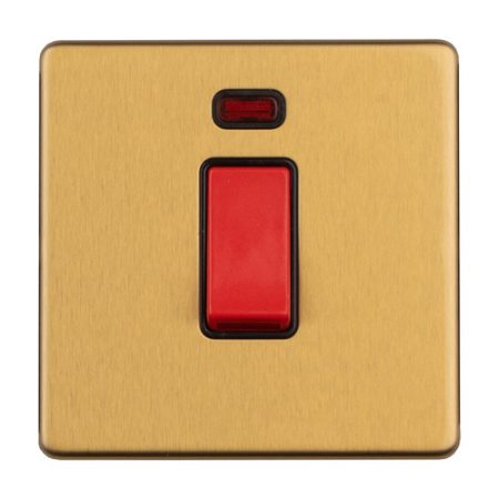Eurolite ECSB45ASWNSB 1-Gang 45 Amp Switch with Neon Indicator (LEAD TIME: 2-3 DAYS)