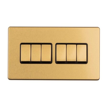 Eurolite ECSB6SWB 6-Gang 2-Way Switch (LEAD TIME: 2-3 DAYS)