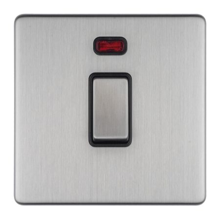 Eurolite ECSS20ADPSWNB 1-Gang 20Amp DP Switch & Neon (LEAD TIME: 2-3 DAYS)