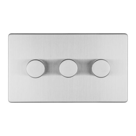 Eurolite ECSS3DLED 3-Gang Led Push On Off 2-Way Dimmer (LEAD TIME: 2-3 DAYS)