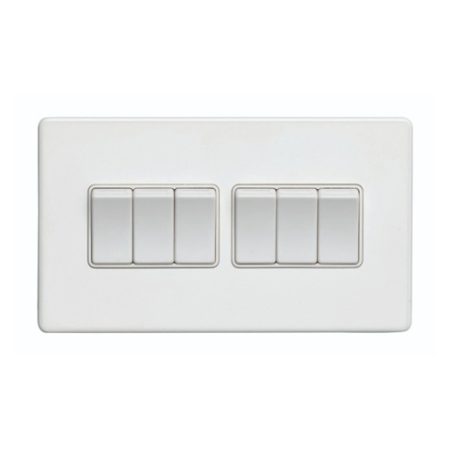 Eurolite ECW6SWW 6-Gang Switch (LEAD TIME: 2-3 DAYS)
