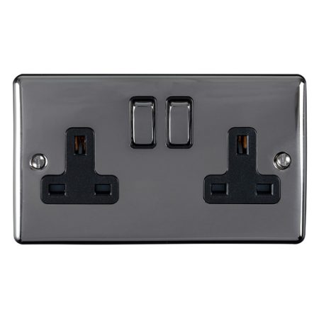 Eurolite EN2SOBNB 2-Gang Socket (LEAD TIME: 2-3 DAYS)