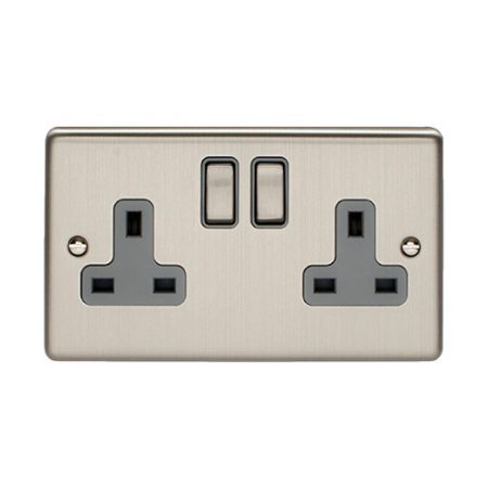 Eurolite EN2SOSSG 2-Gang Socket (LEAD TIME: 2-3 DAYS)