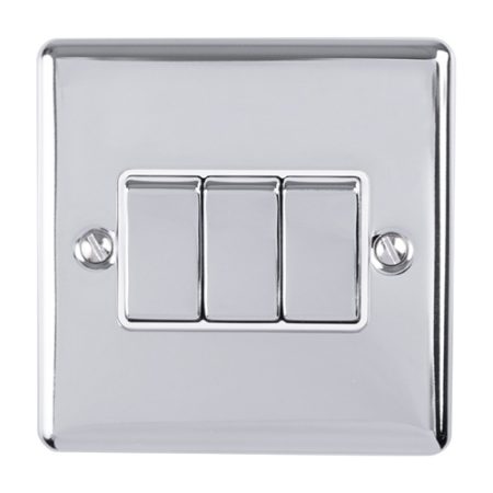Eurolite EN3SWPCW 3-Gang Switch (LEAD TIME: 2-3 DAYS)
