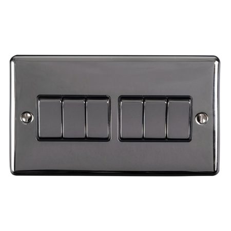 Eurolite EN6SWBNB 6-Gang Switch (LEAD TIME: 2-3 DAYS)