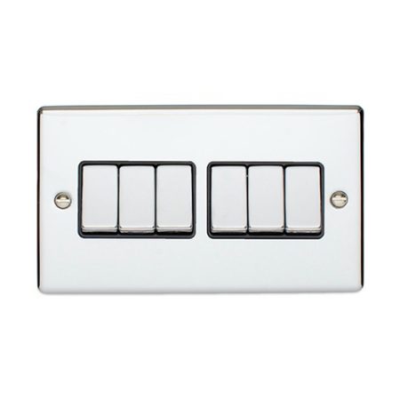 Eurolite EN6SWPCB 6-Gang Switch (LEAD TIME: 2-3 DAYS)
