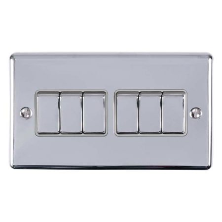 Eurolite EN6SWPCG 6-Gang Switch (LEAD TIME: 2-3 DAYS)