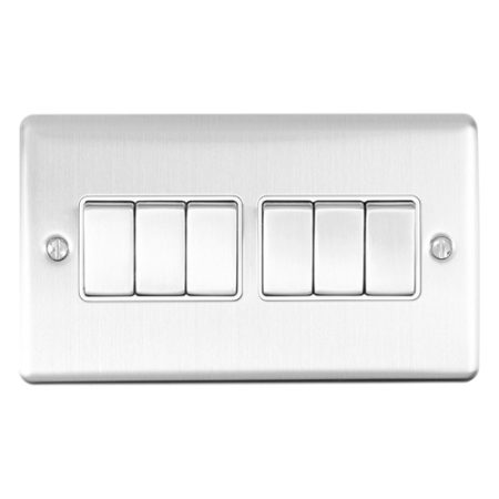 Eurolite EN6SWSSW 6-Gang Switch (LEAD TIME: 2-3 DAYS)