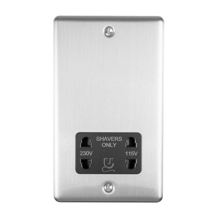Eurolite ENSHSSSB Shaver Socket (LEAD TIME: 2-3 DAYS)