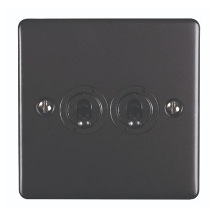 Eurolite ENT2SWMBB 2-Gang Toggle Switch (LEAD TIME: 2-3 DAYS)