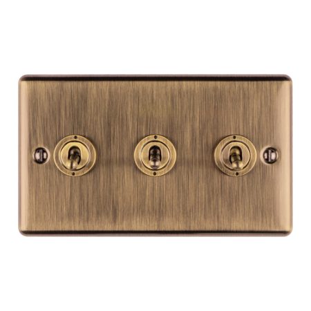 Eurolite ENT3SWABB 3-Gang Toggle Switch (LEAD TIME: 2-3 DAYS)