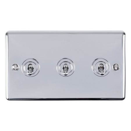 Eurolite ENT3SWPC 3-Gang Toggle Switch (LEAD TIME: 2-3 DAYS)