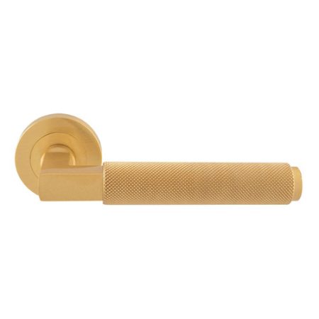 Carlisle Brass EUL060SB Terazzo Lever On Round Rose - Satin Brass (LEAD TIME: 2-3 DAYS)