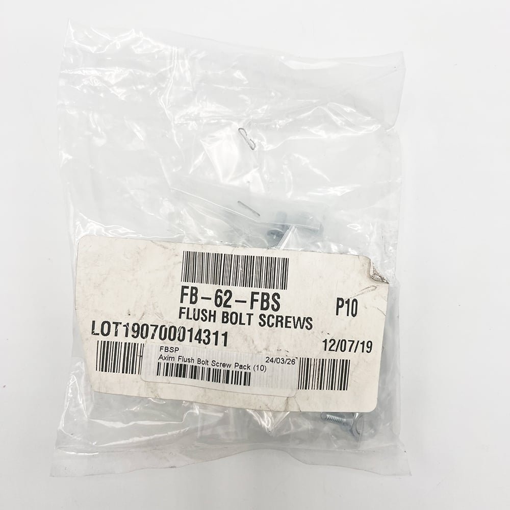 Axim Flush Bolt Screw Pack (10)