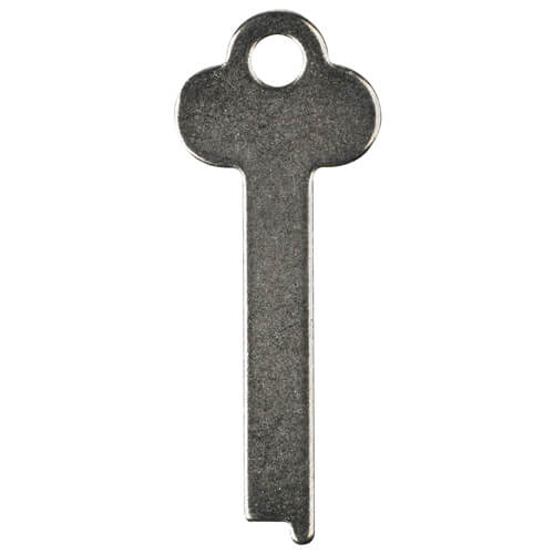 Flat Steel Key Blank 38mm