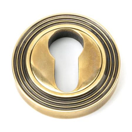From The Anvil Round Euro Escutcheon - Beehive (LEAD TIME: 2-3 DAYS)