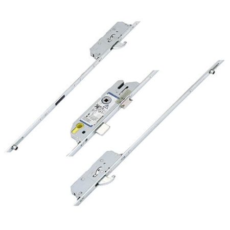 Fuhr Latch Deadbolt 2 Rollers 2 Hooks Key Wind Operated Multipoint Door Lock