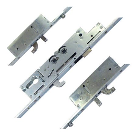Fullex XL Latch 3 Hooks 2 Anti Lift Pins 2 Rollers Lift Lever Multipoint Door Lock - Option 1