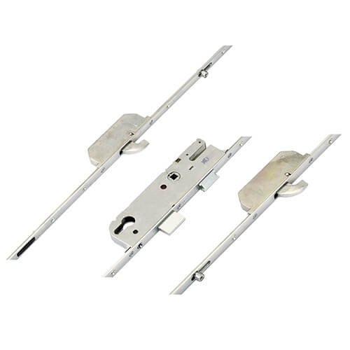 GU Europa Latch Deadbolt 2 Hooks 2 Rollers Split Spindle Multipoint Door Lock - Option 1
