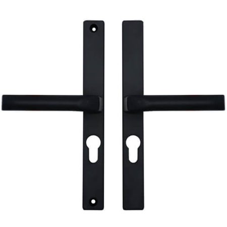 Hoppe London Lever Lever UPVC Multipoint Door Handles - 48mm PZ Sprung 215mm Screw Centres