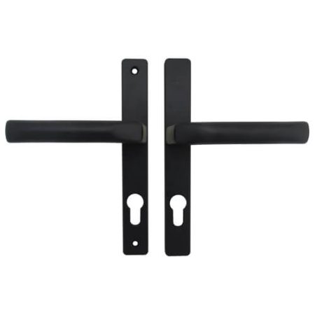 Hoppe London Lever Lever UPVC Multipoint Door Handles - 70mm PZ Unsprung 180mm Screw Centres