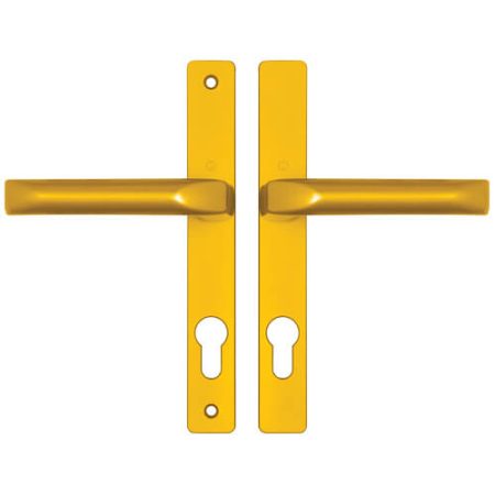 Hoppe London Lever Lever UPVC Multipoint Door Handles - 72mm PZ Unsprung 180mm Screw Centres