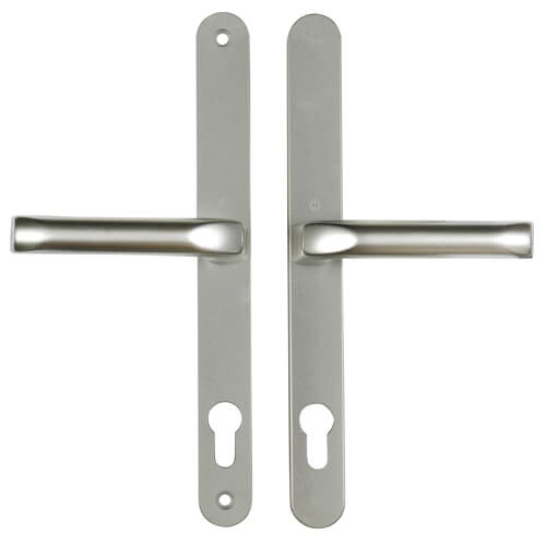 Hoppe London Lever Lever UPVC Multipoint Door Handles - 92mm PZ Sprung 240mm Screw Centres