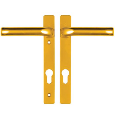 Hoppe London Lever Lever UPVC Multipoint Door Handles - 92mm PZ Unsprung 122mm Screw Centres