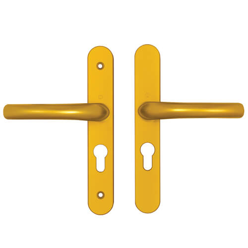 Hoppe Tokyo Lever Lever UPVC Multipoint Door Handles - 48mm PZ Sprung 160mm Screw Centres