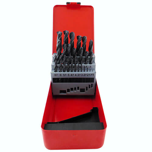 Hss Metric Jobber Drill Bit Set 1-13mm (25 Pieces)