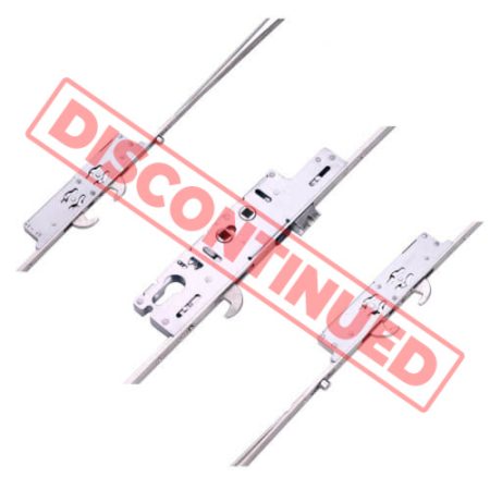 Ingenious Duplex Latch 5 Hook 2 Roller Double Spindle Multipoint Door Lock (top hook to spindle = 733mm)