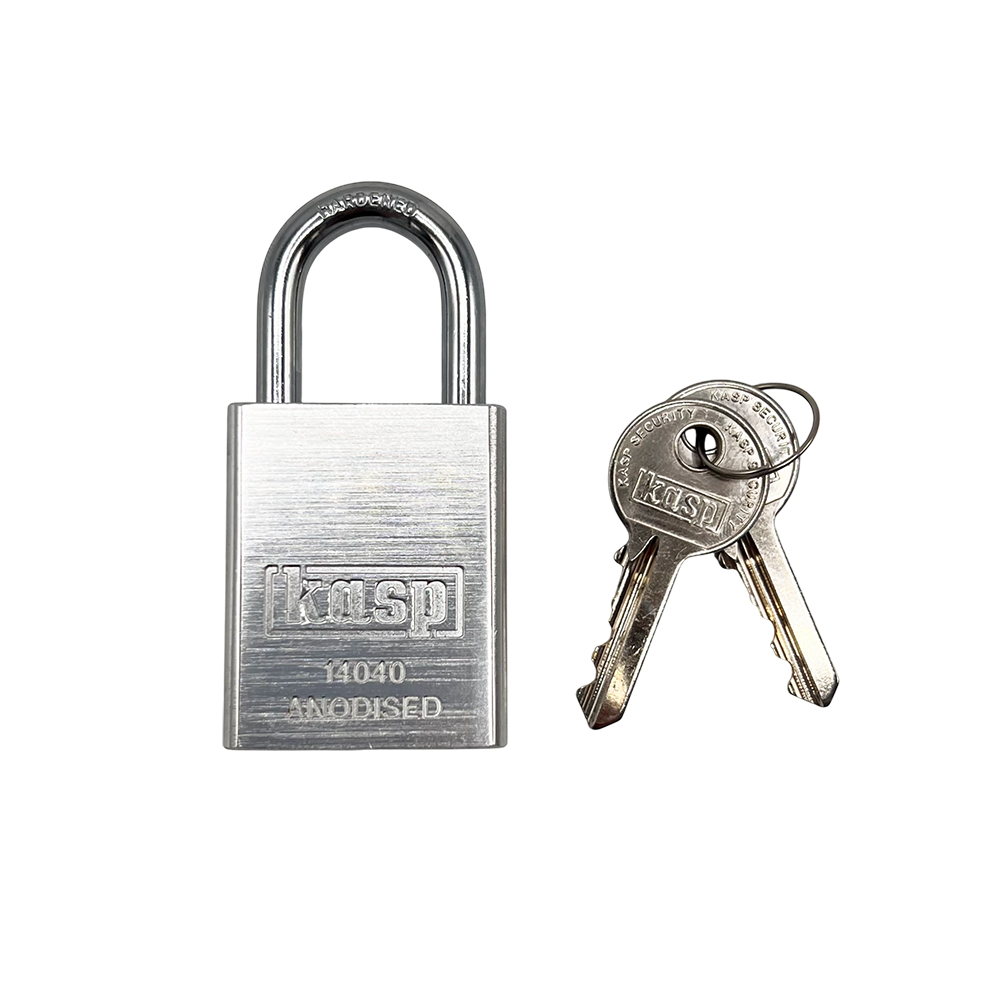 Kasp 140 40mm Open Shackle Solid Aluminium Padlock