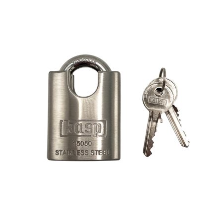 Kasp 150 50mm Closed Shackle Stainless Steel Padlock