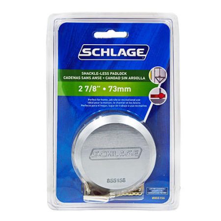 Schlage 73mm Round Shackleless Padlock