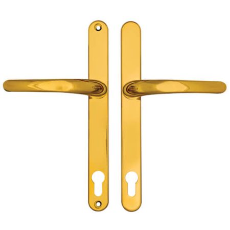 Millenco Lever Lever UPVC Multipoint Door Handles - 117mm PZ Sprung 237mm Screw Centres