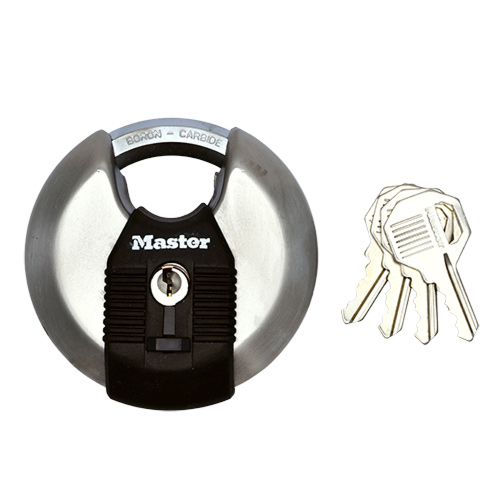 Master Discus 80mm Padlock - Closed Shackle