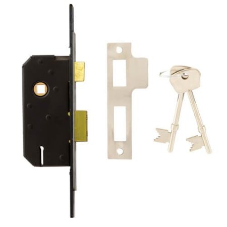 Willenhall M5 Non British Standard 5 Lever 2" Straight 19mm Extended Forend Mortice Sashlock