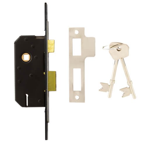 Willenhall M5 Non British Standard 5 Lever 2" Straight 19mm Extended Forend Mortice Sashlock