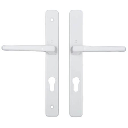 Hoppe Frankfurt Lever Lever UPVC Multipoint Door Handles - 70mm PZ Unsprung 200mm Screw Centres