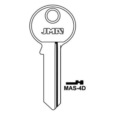 JMA MAS-4D Master 6 Pin Copy Blank