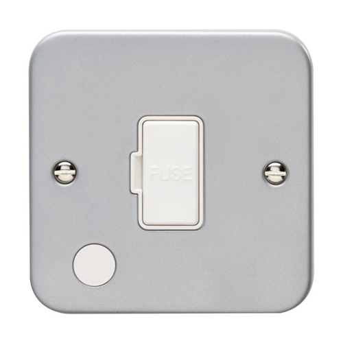 Eurolite MCUSWFFOW Utility Unswitched Fuse Spur with Flex Outlet - Grey (LEAD TIME: 2-3 DAYS)