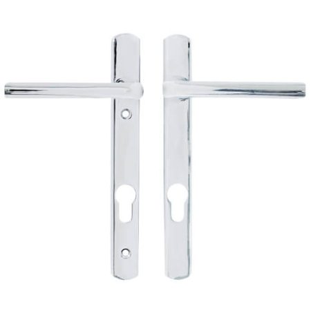 Straight Lever Lever UPVC Multipoint Door Handles - 92mm PZ Sprung 122mm Screw Centres