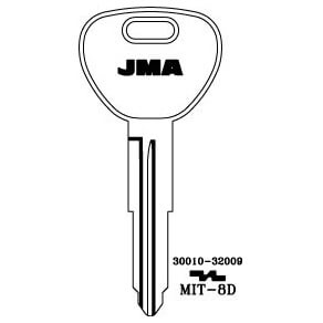 JMA MIT-8D Mitsubishi Vehicle Key Blank