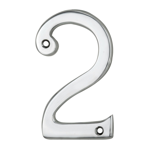 Carlisle Brass N2CP Numerals (0-9) Number 2 (LEAD TIME: 2-3 DAYS)